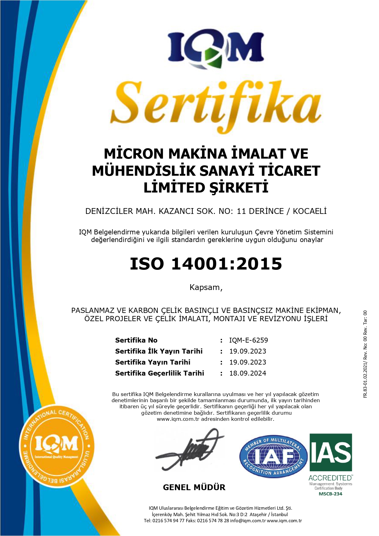 ISO 14001:2015